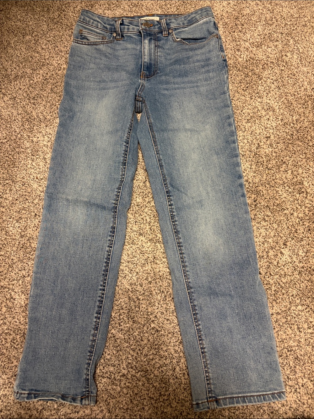 OAT New York Light Blue Straight-Leg Jeans